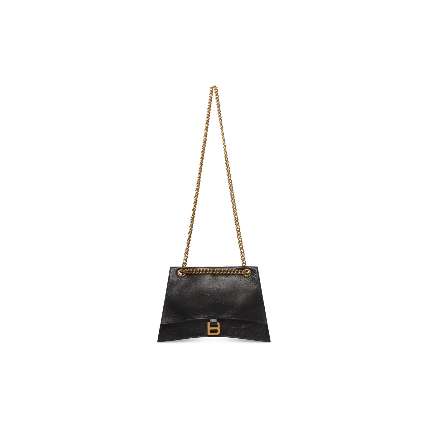 WOMEN'S CRUSH MEDIUM CHAIN BAG IN BLACK